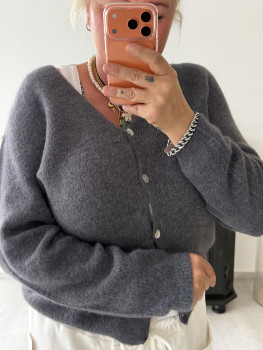 Preview: Cardigan - Alpaka